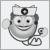 Grafik Krankenschwester Smiley zum Download
