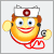 Grafik Krankenschwester Smiley zum Download